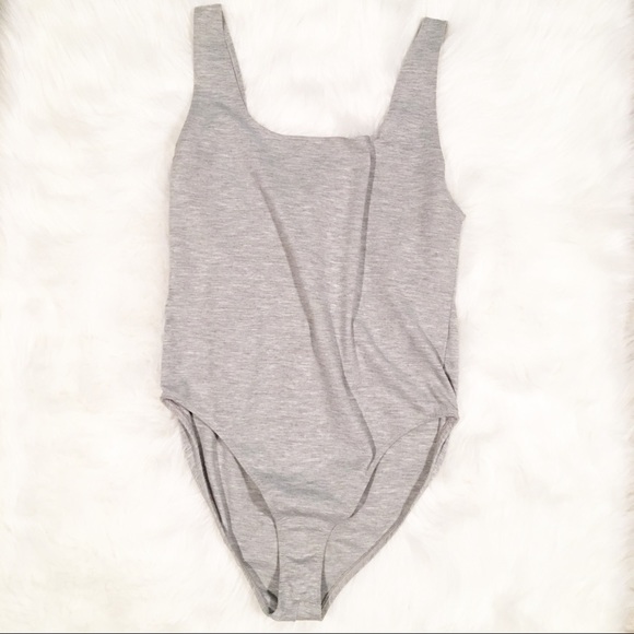 Zara Other - Zara Trafaluc light gray tank bodysuit XL